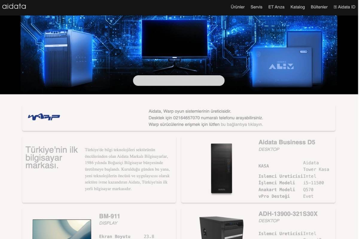 Aidata Computer Shop